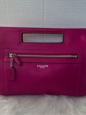 Coach Legacy Basket Square Handle Clutch